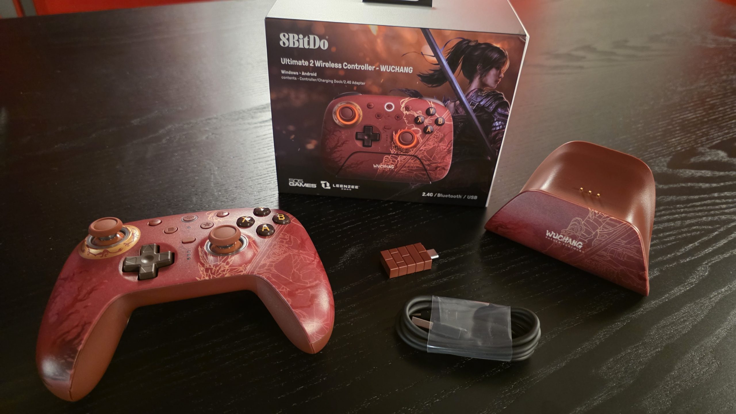 8bitdo Ultimate 2 Wuchang Controller - Whats in the box
