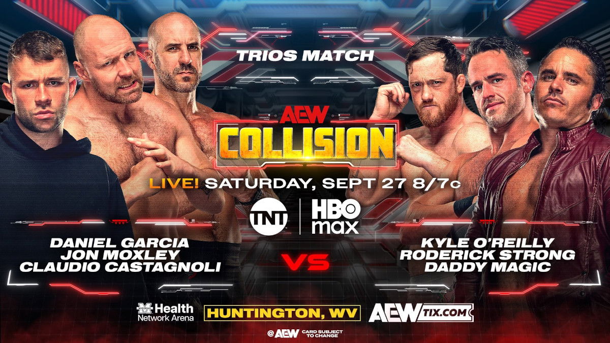 Danny Garcia Jon Moxley Claudio Castagnoli vs Paragon Matt Menard