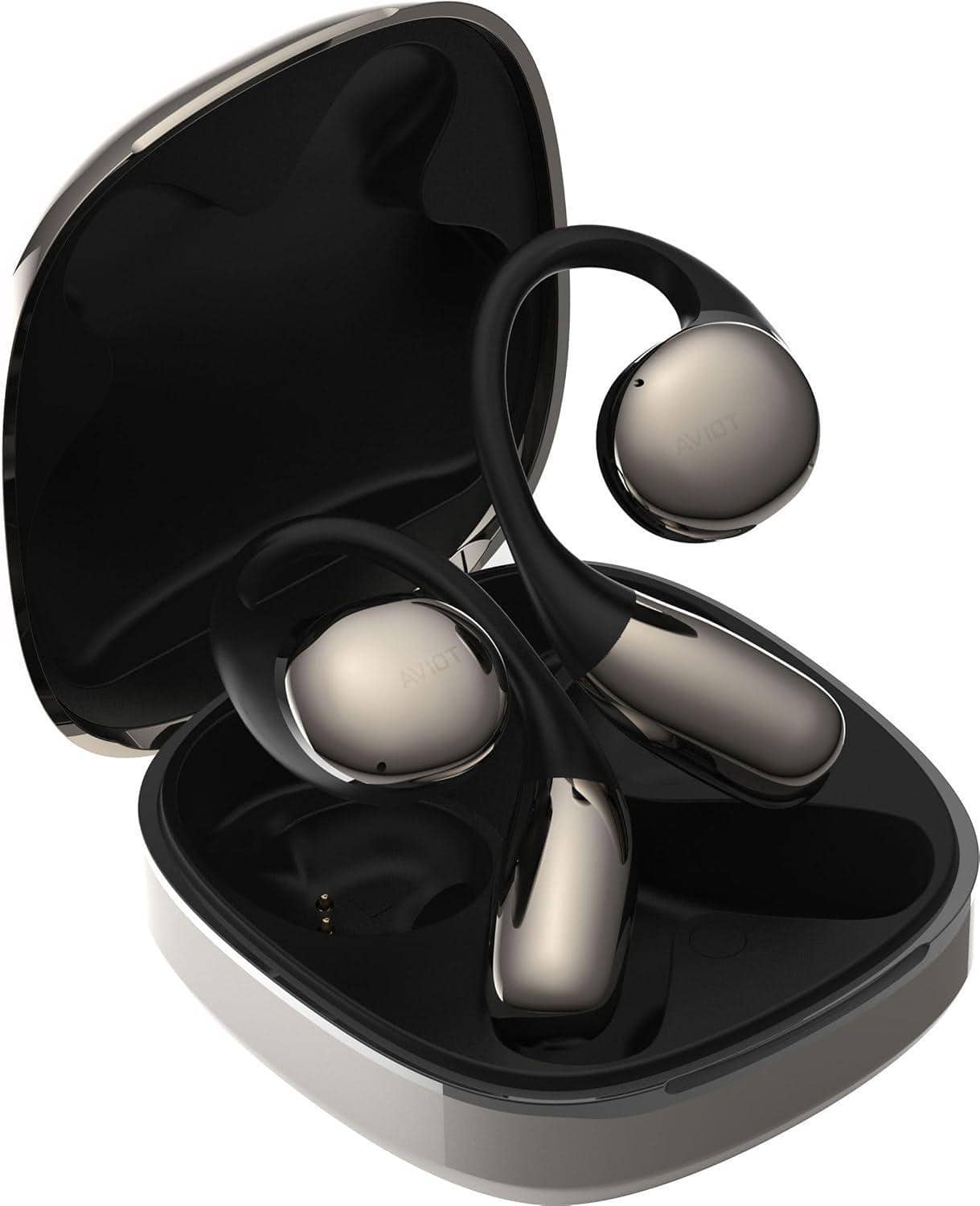 AVIOT TE-H1 Open-Ear Earphones (Silver) | The Outerhaven
