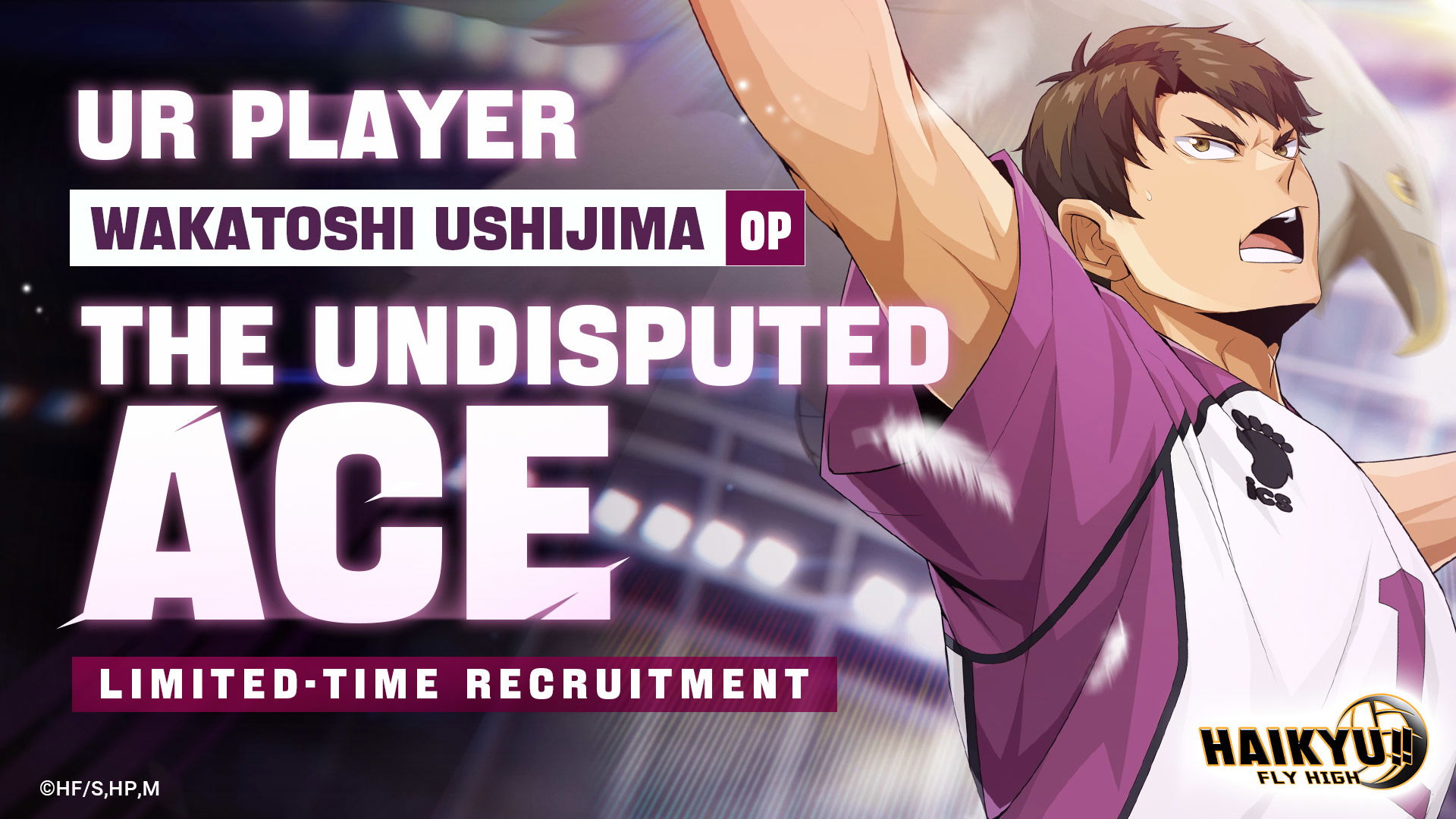 HAIKYU!! FLY HIGH UR Player graphic For undisputed Ace