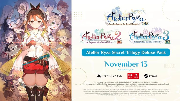 Atelier Ryza Secret Trilogy Deluxe Pack release date thumbnail