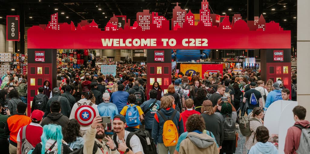 C2E2 Entrance | The Outerhaven C2E2 2025
