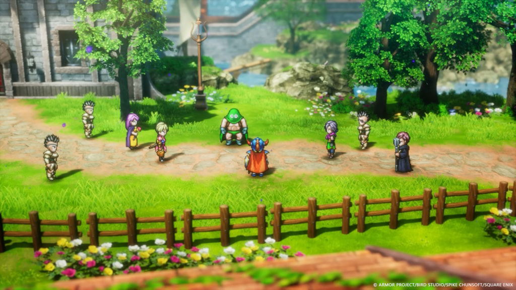 Town in Dragon Quest 1 HD-2D Remake