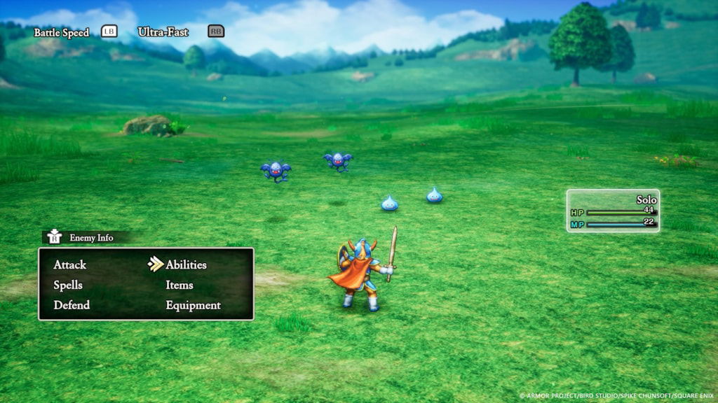 Dragon Quest I HD-2D Remake Combat screenshot