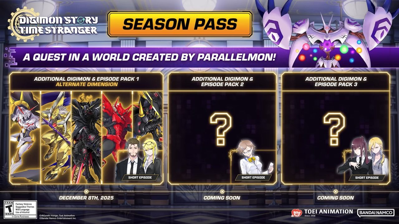 Digimon Story Time Stranger _ Season Pass DLC Alternate Dimension Release Date Trailer 0-57 screenshot