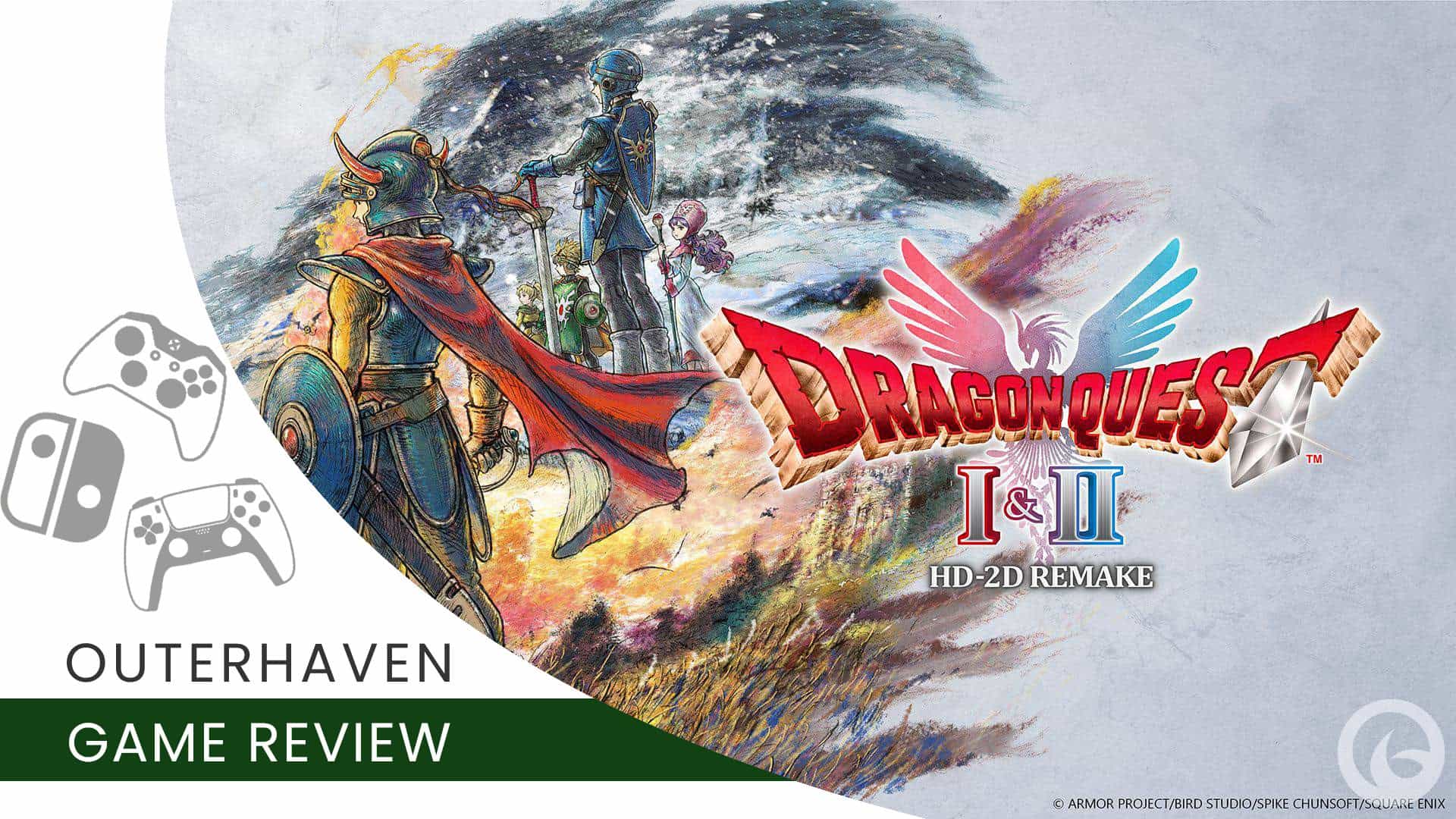 Video game review template for Dragon Quest I & II HD-2D Remake