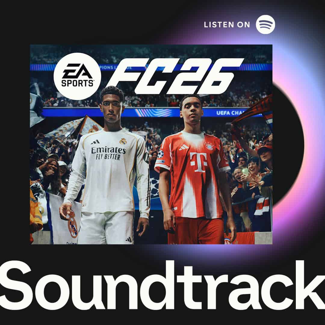 EA Sports FC 26 Soundtrack Reveal Art | The Outerhaven EA Sports FC 26 Soundtrack Reveal Art