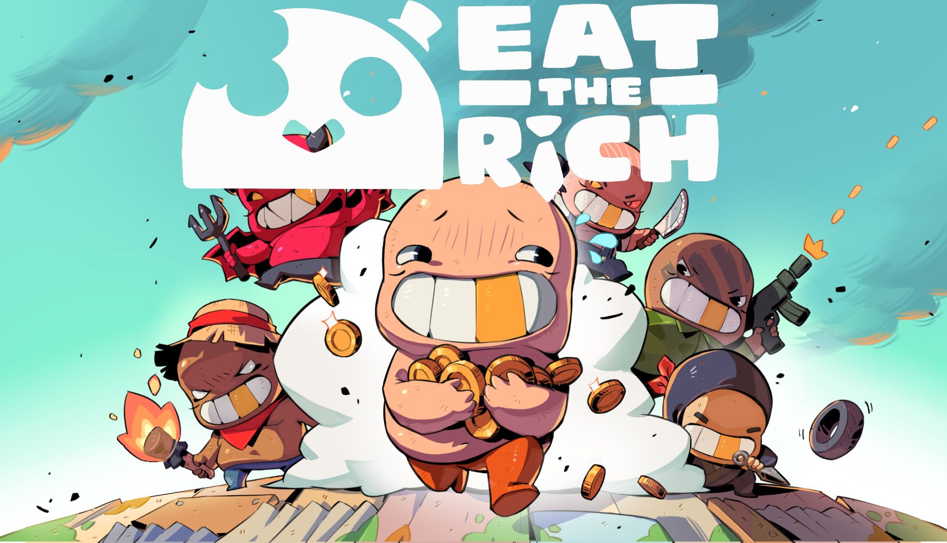 Eat the Rich Key Art | The Outerhaven Key art for Eat the Rich