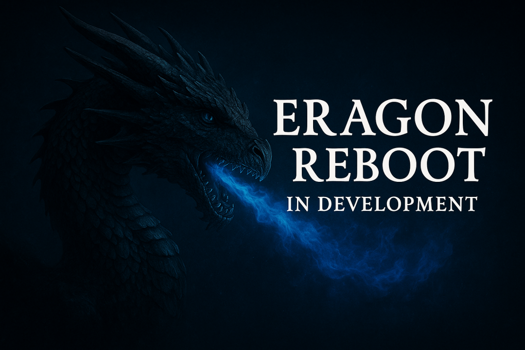 Eragon Reboot - blue dragon breathing fire