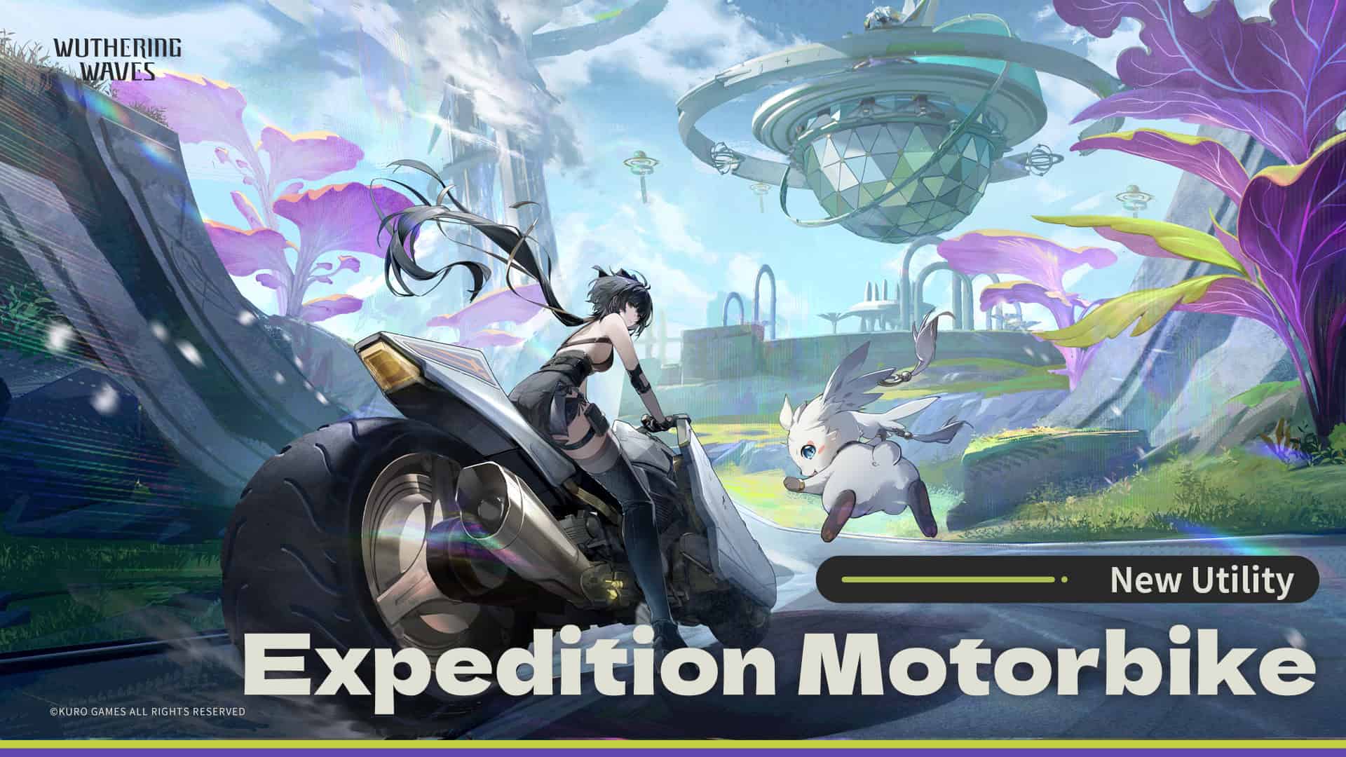 Expedition Motorbike Key Art | The Outerhaven Expedition Motorbike image in Wuthering Waves