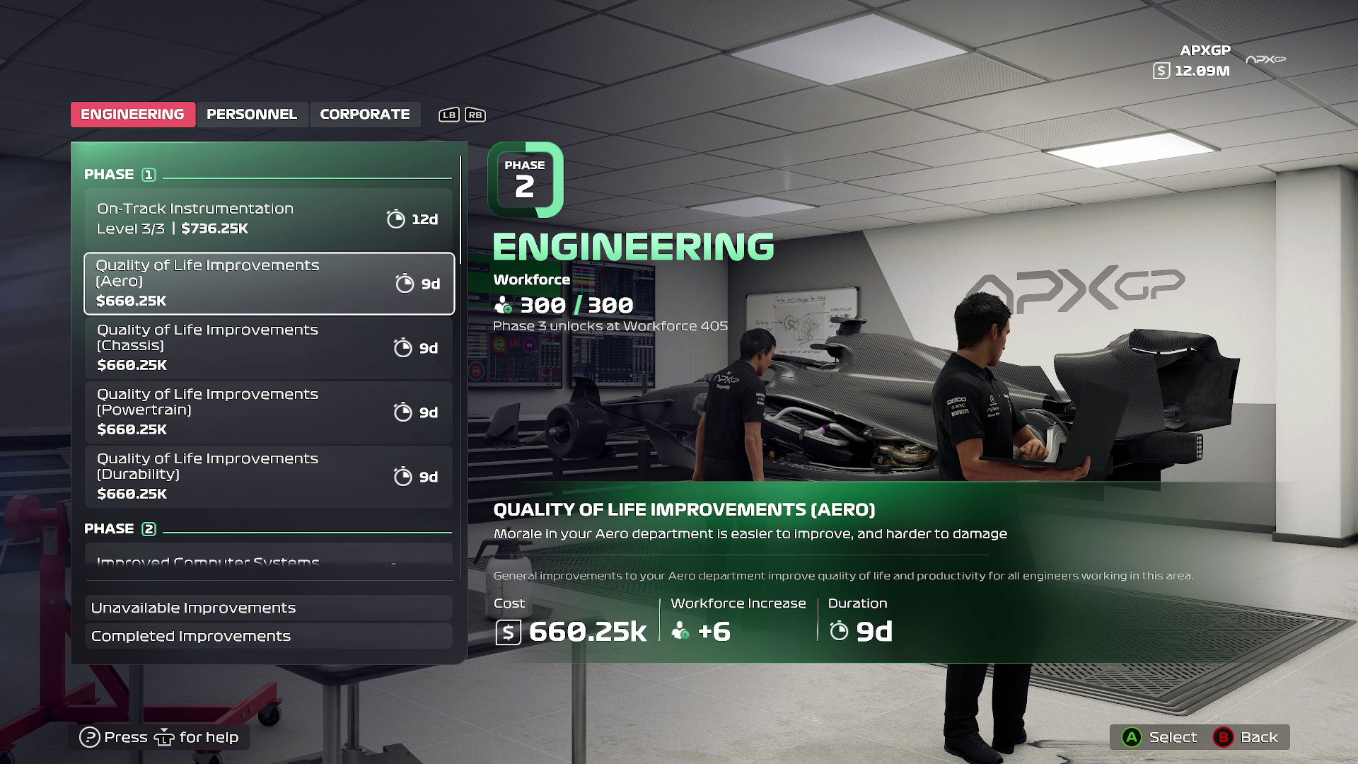 F1 25 My Team Engineering