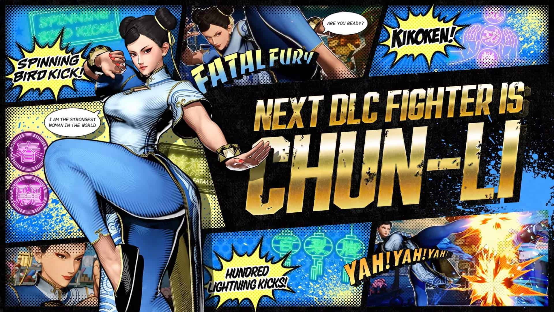 Chun-Li is back in Fatal Fury: City of the Wolves early