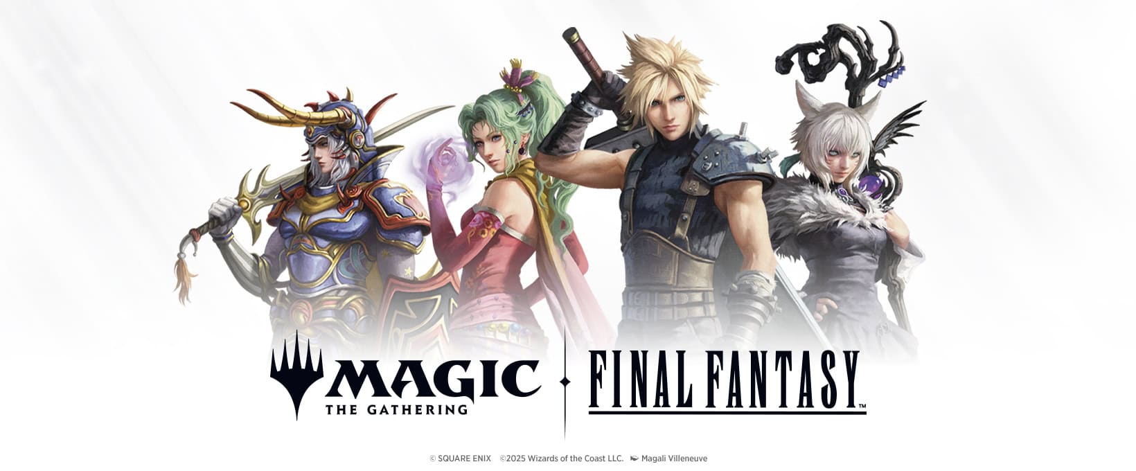 Final Fantasy Magic the Gathering Key art for Pax East 2025