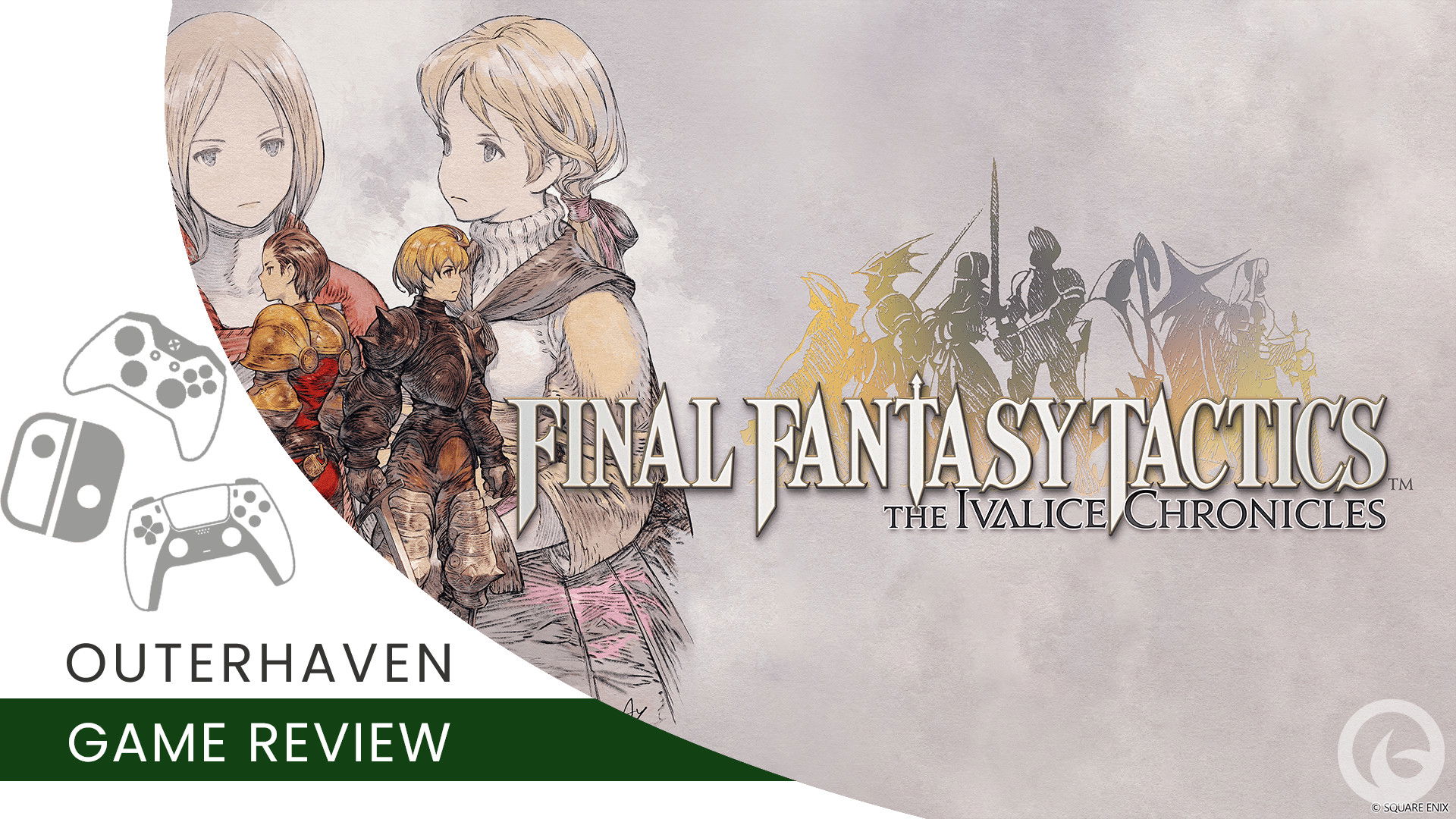Video game review template for Final Fantasy Tactics - The Ivalice Chronicles