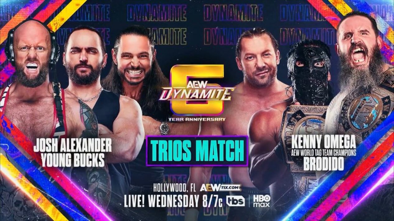 Brodido Kenny Omega vs Young Bucks Josh Alexander