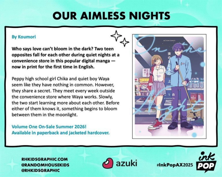 Anime Expo 2025 Azuki Announces Our Aimless Nights Print Edition