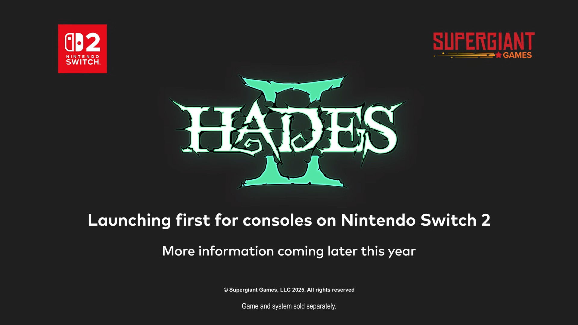 Hades 2, Nintendo Switch 2