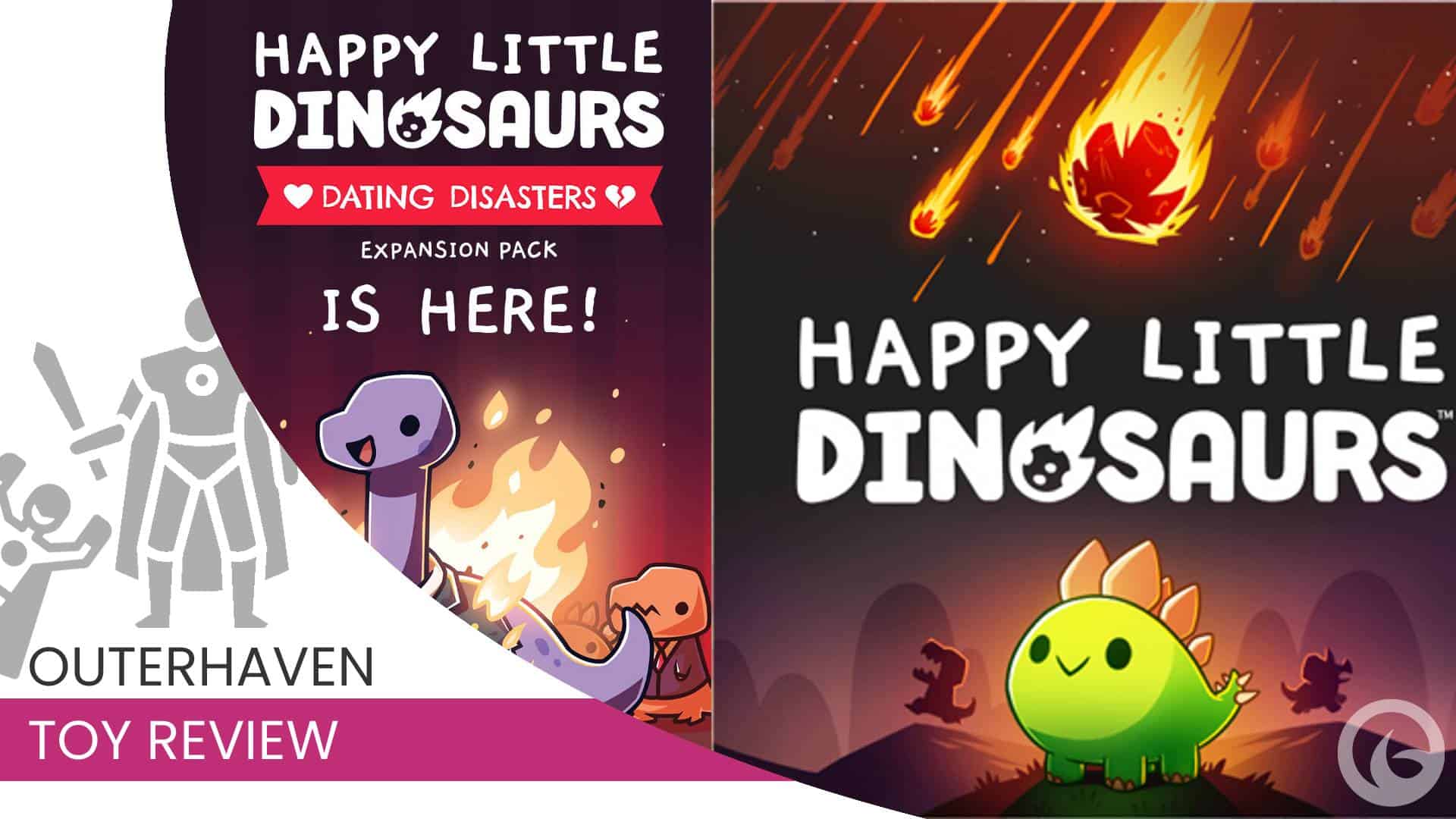 Happy Little Dinosaurs Dating Disasters Toy Review | The Outerhaven Table Top Game Review Happy Little Dinosaurs Dating Disasters