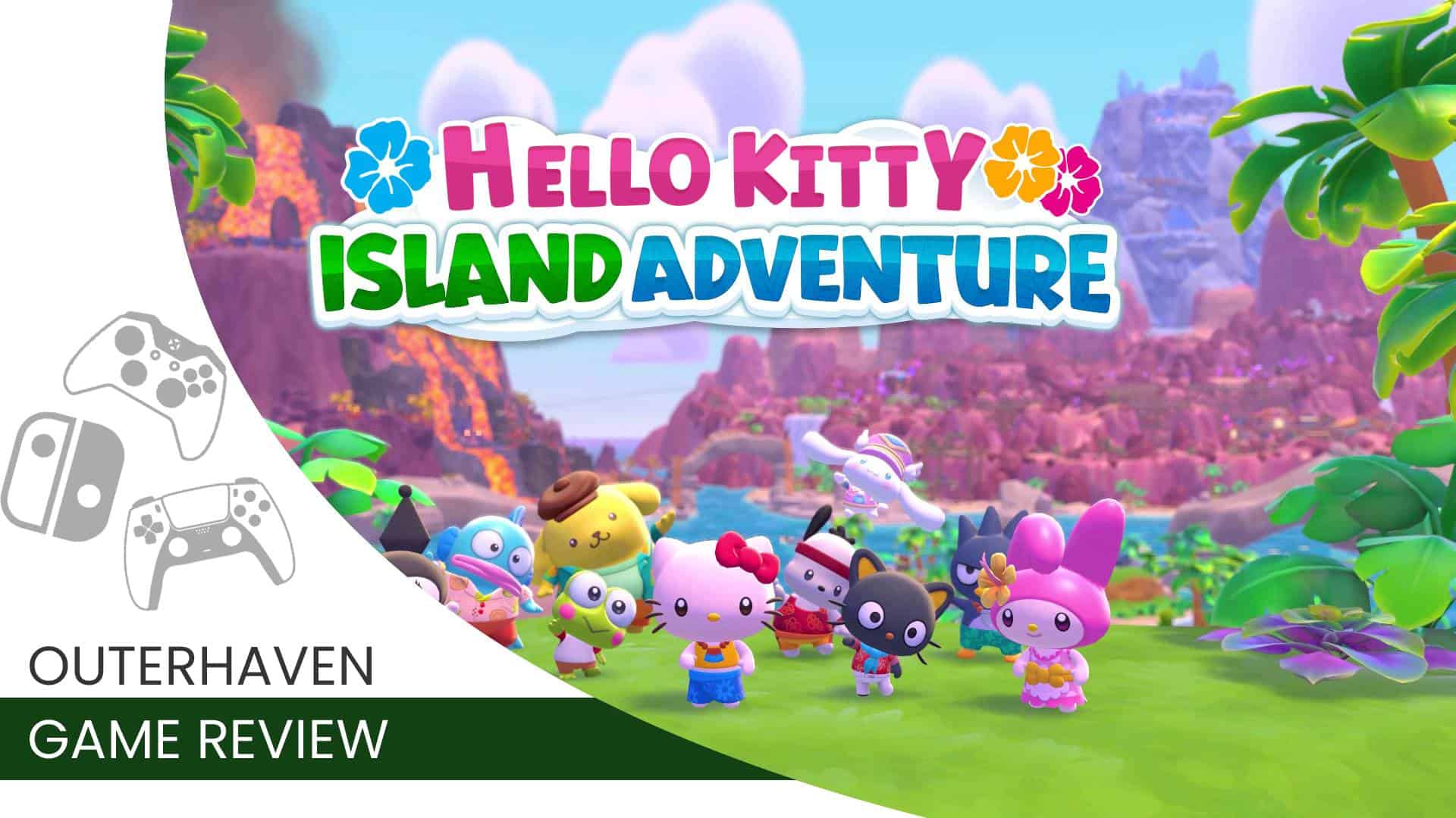 Hello Kitty Island Adventure Review | The Outerhaven Game review template for Hello Kitty Island Adventure