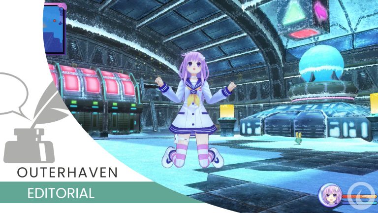 Editorial template for Introduction to Neptunia playing the game with Nepgear