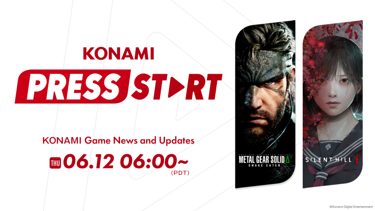 Konami Press Start Livestream Key Art