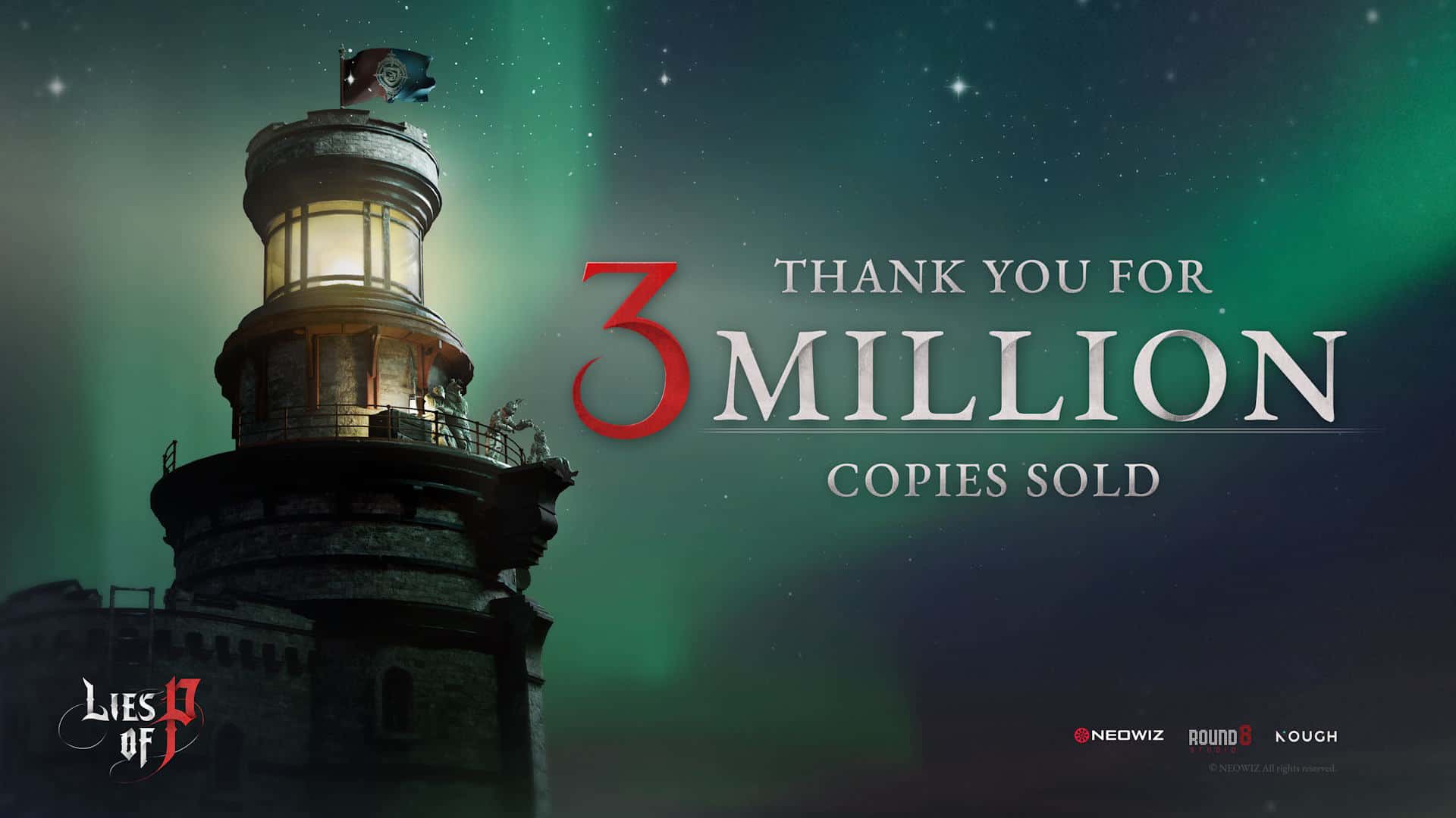 Lies of P Overture - 3 million copies sold