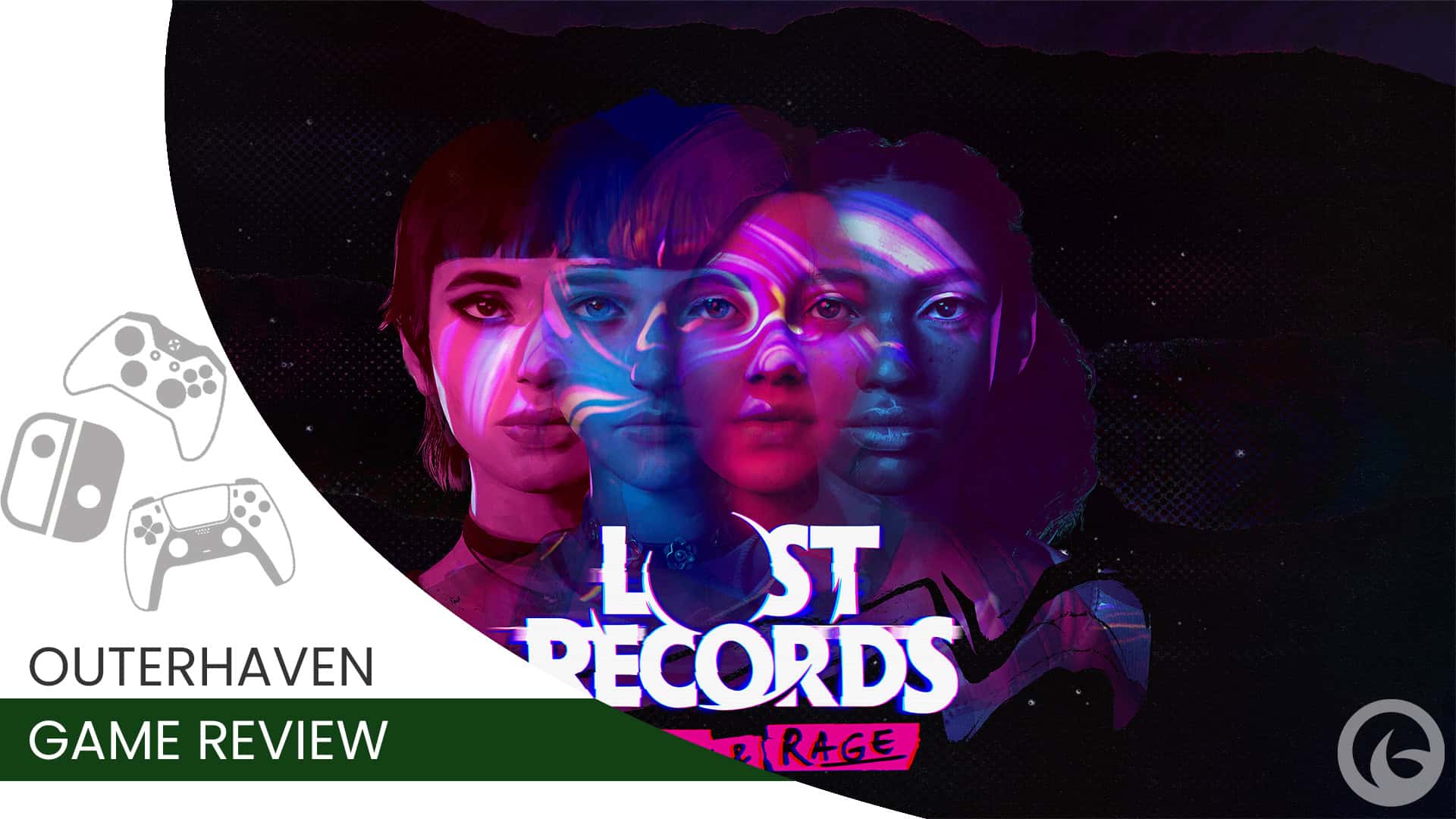Lost Records: Bloom & Rage Review Header | The Outerhaven Lost Records: Bloom & Rage Key Art Review Header Image
