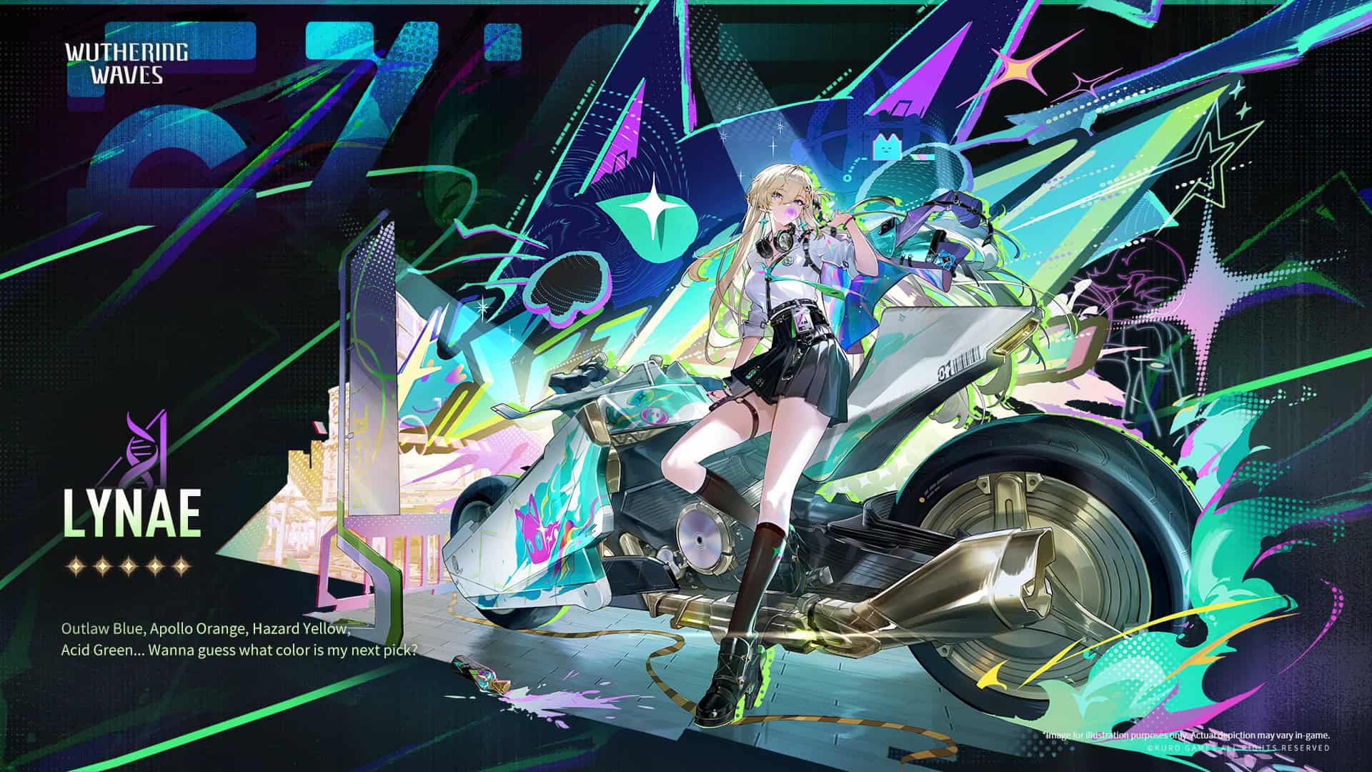 Lynae Key Art compress | The Outerhaven Key art for Lynae in Wuthering Waves