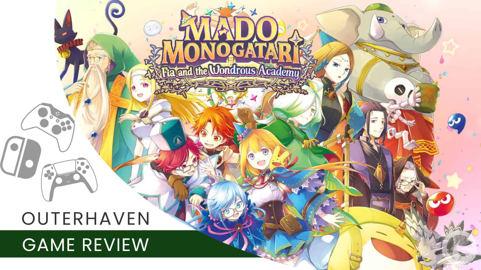 Mado Monogatari Review | The Outerhaven Review template for MADO MONOGATARI: Fia and the Wondrous Academy