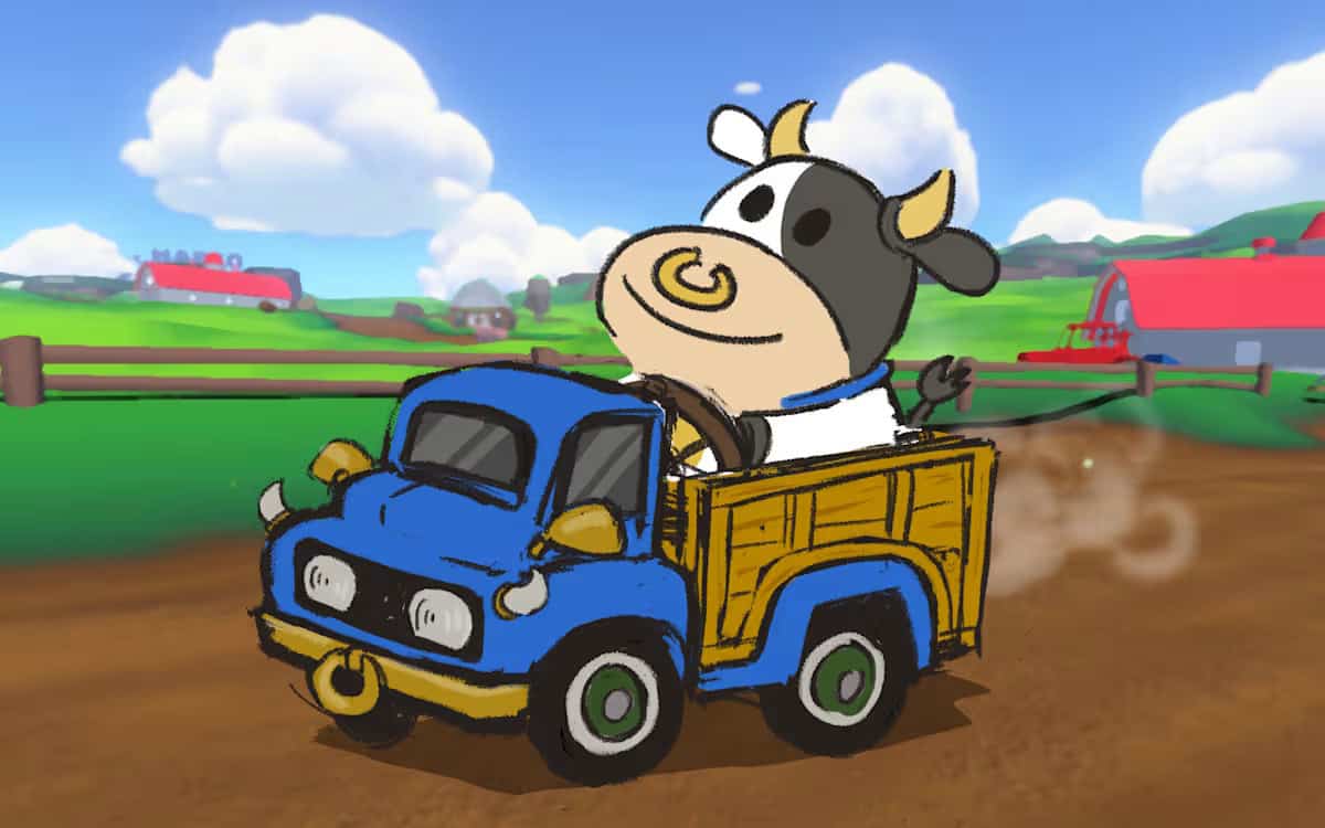 Mario Kart World Cow | The Outerhaven Mario Kart World