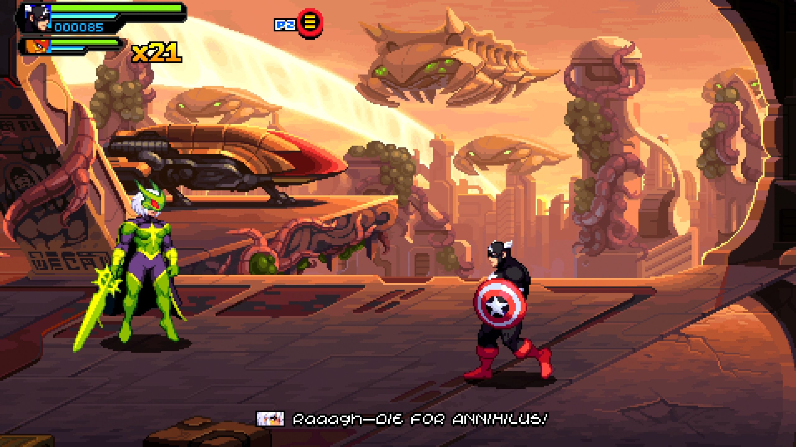 Marvel Cosmic Invasion - Phyla-Vell wants to fight