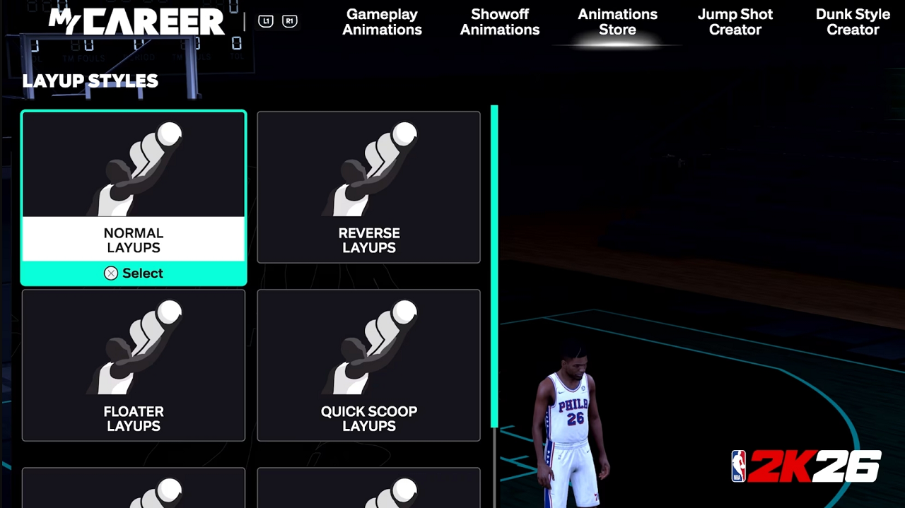 NBA 2k26 Layup