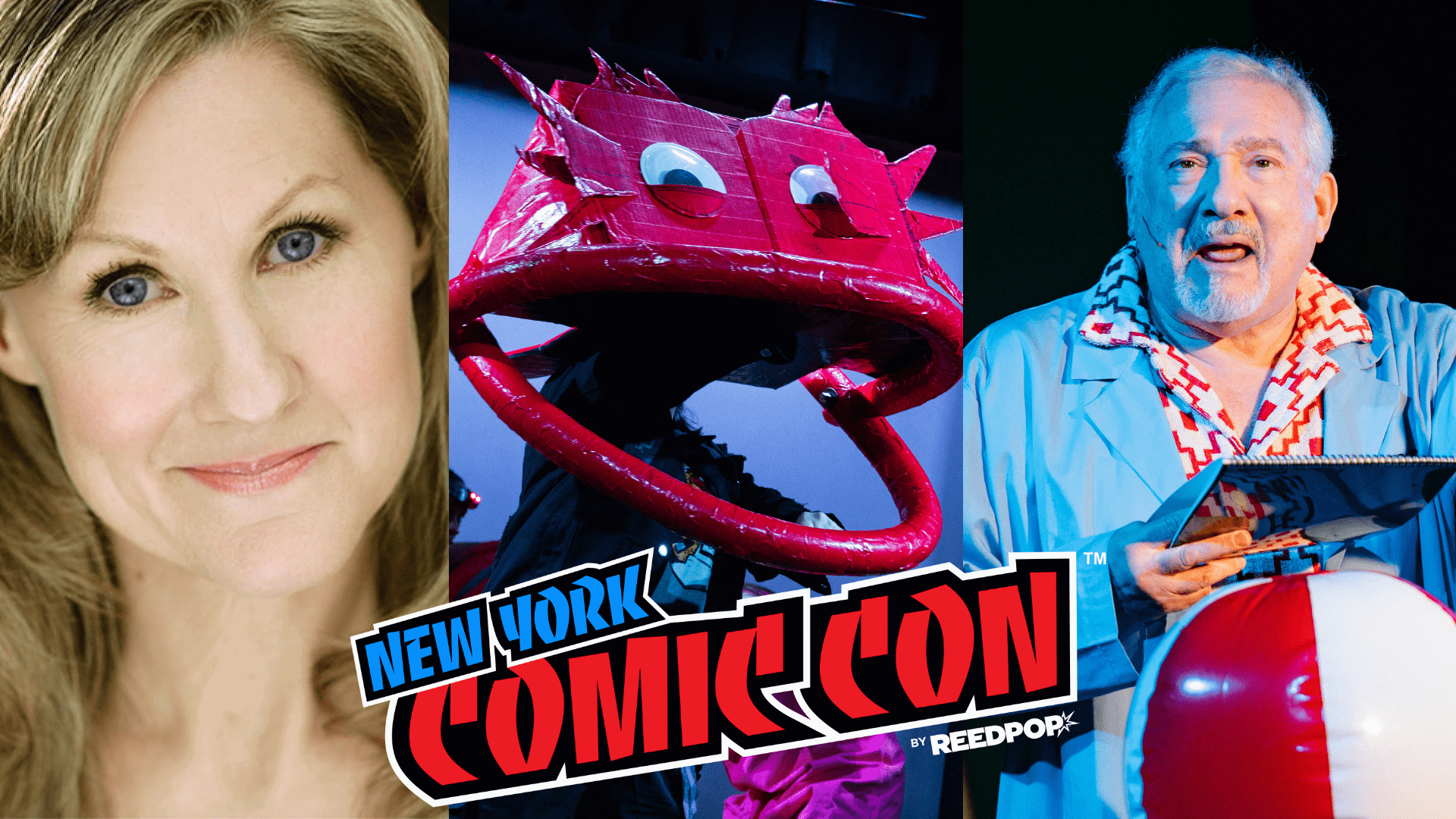 Veronica Taylor and Stuart Zagnit, Balls the Musical at New York Comic Con