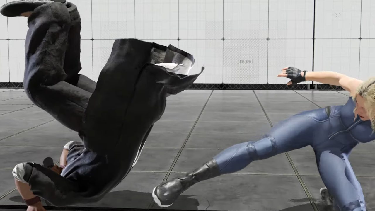 New VIRTUA FIGHTER Project _ Combat Gameplay First Look - Training Stage 0-21 screenshot