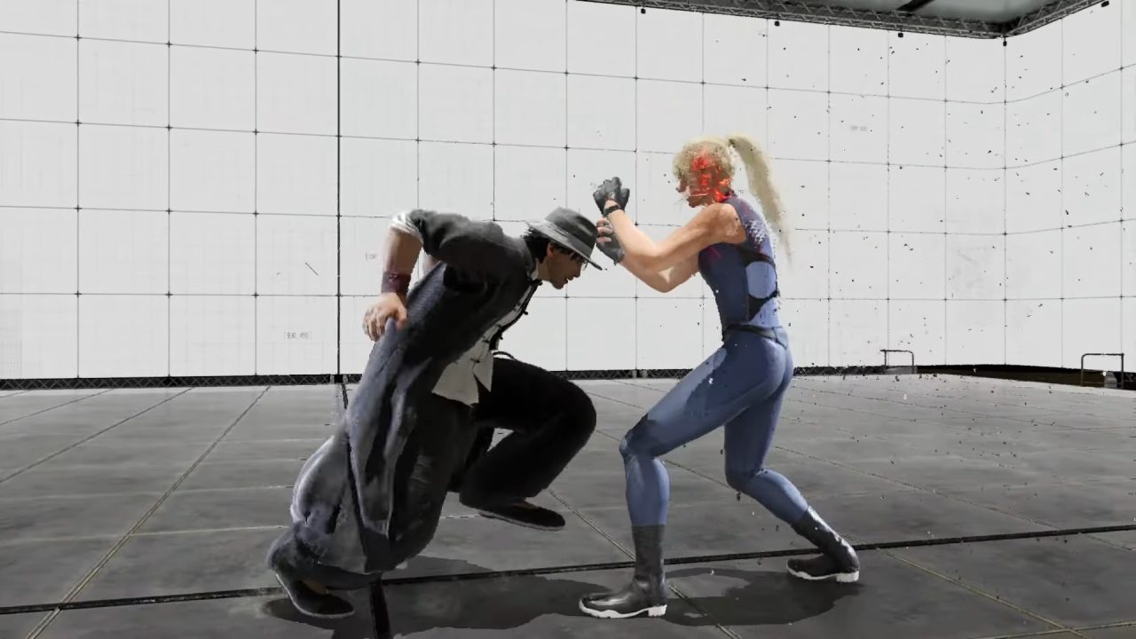 New VIRTUA FIGHTER Project _ Combat Gameplay First Look - Training Stage 0-32 screenshot