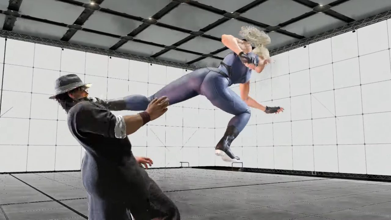New VIRTUA FIGHTER Project _ Combat Gameplay First Look - Training Stage 0-45 screenshot