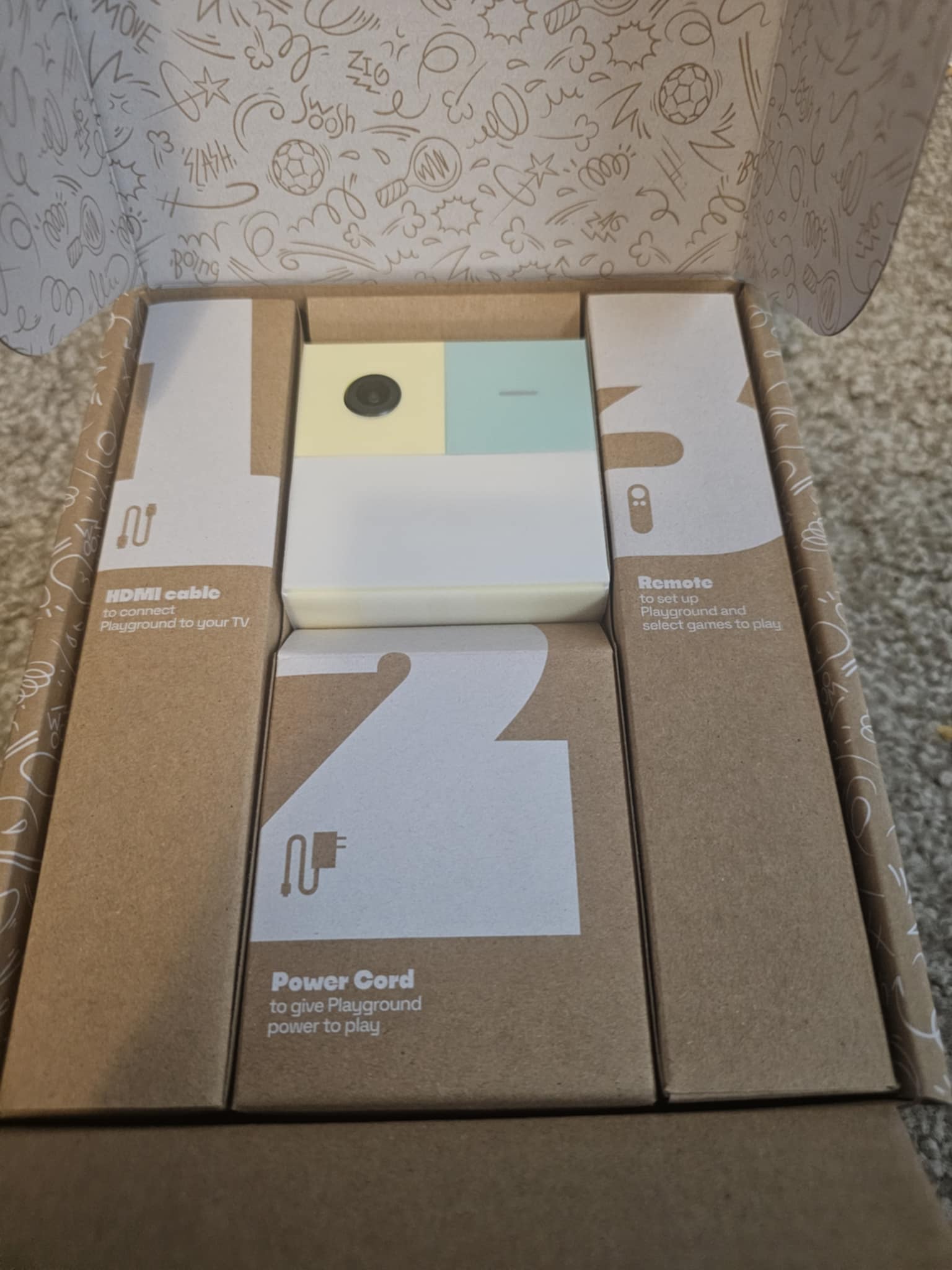 Nex Playground picture of the box it ships with