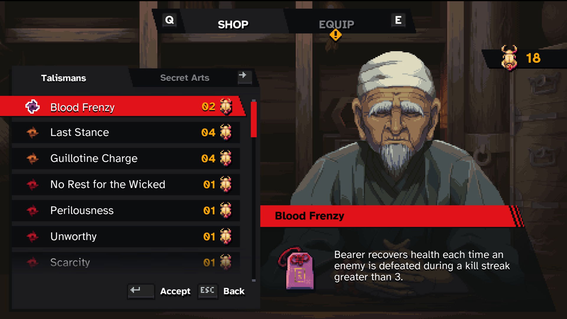 Ninja Gaiden Ragebound - Doing some shopping