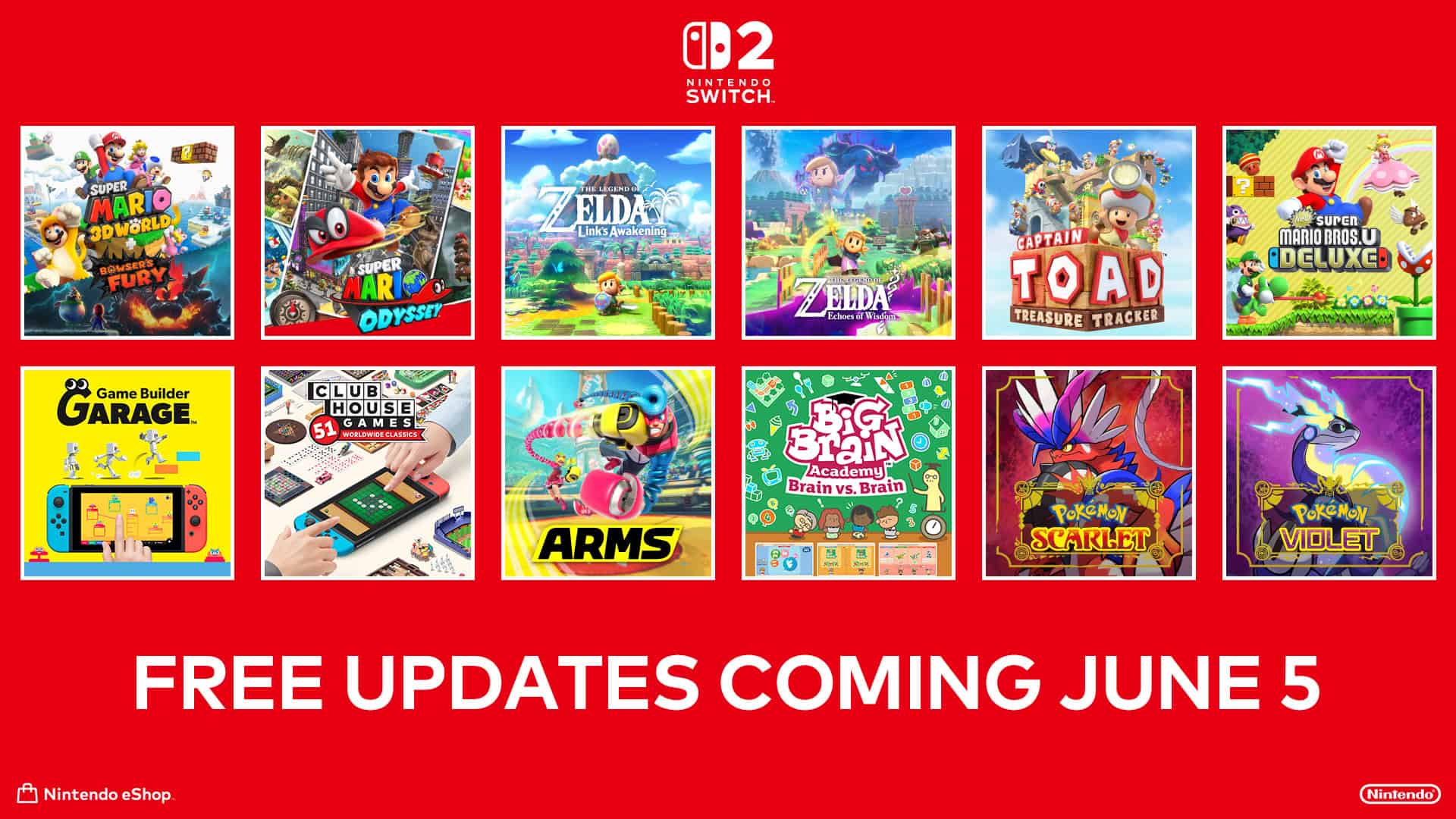 Nintendo Switch 2 Game Updates | The Outerhaven Nintendo Switch 2