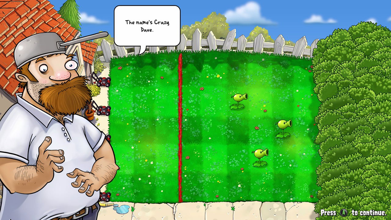 Crazy Dave returns in Plants vs. Zombies Replanted with updated HD visuals and character design