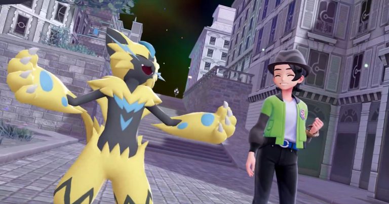 Pokemon Legends Z-A DLC Trailer Highlights Mega Zeraora Pokemon Legends Z-A