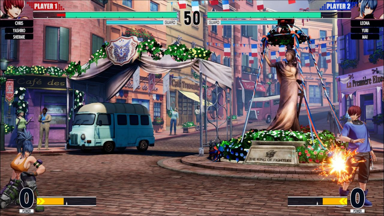 Provence in The King of Fighters XV is a stunning stage