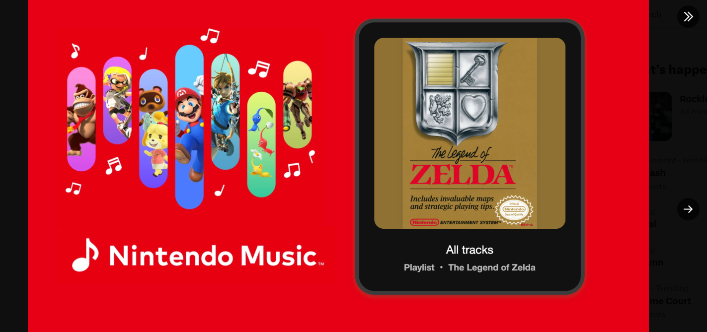 The Legend of Zelda, Nintendo Music