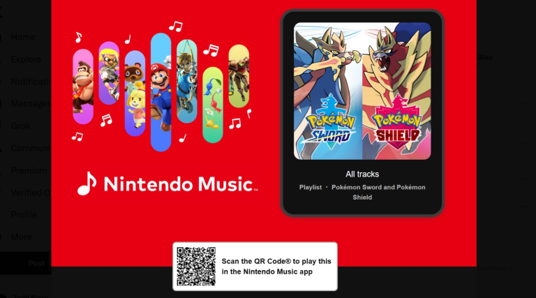 Pokemon Sword and Shield, Nintendo Music