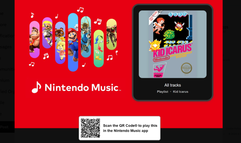 Kid Icarus, Nintendo Music