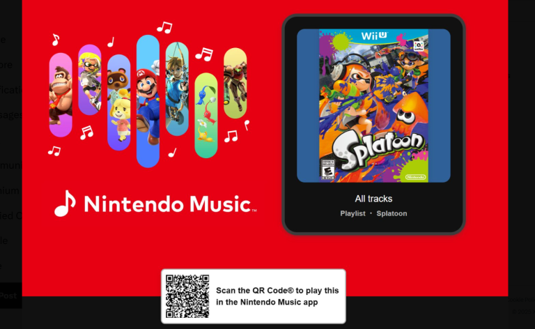 Nintendo Music, Splatoon