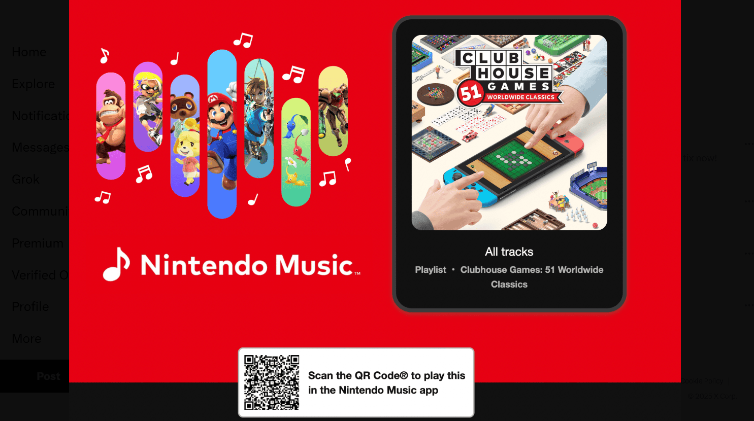 Clubhouse Games: 51 Worldwide Classics, Nintendo Music