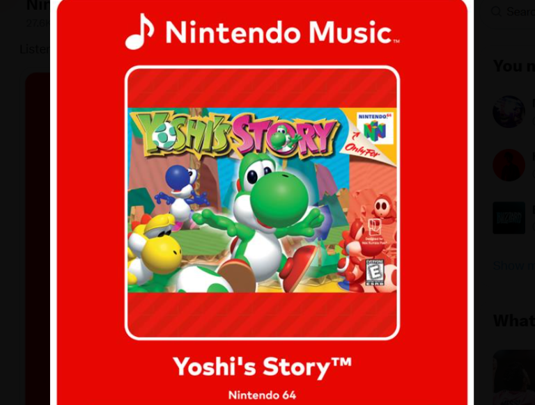 Yoshi's Story, Nintendo Music