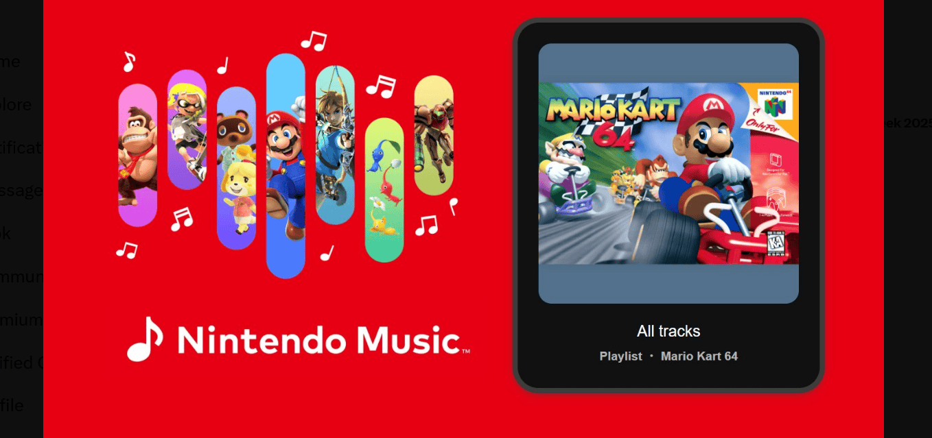 Screenshot 2025-07-14 213842 | The Outerhaven Mario Kart 64, Nintendo Music