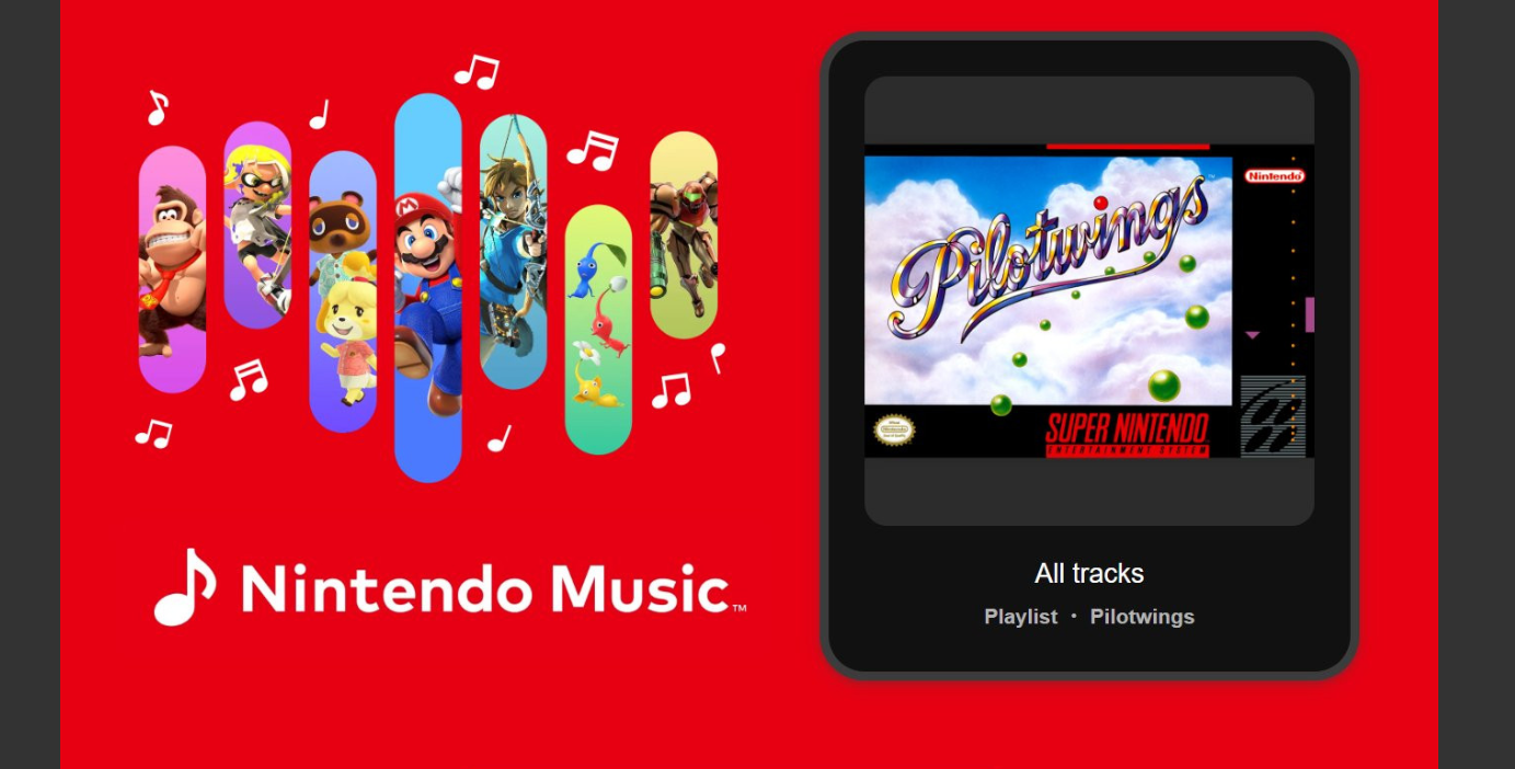 Nintendo Music, Pilotwings